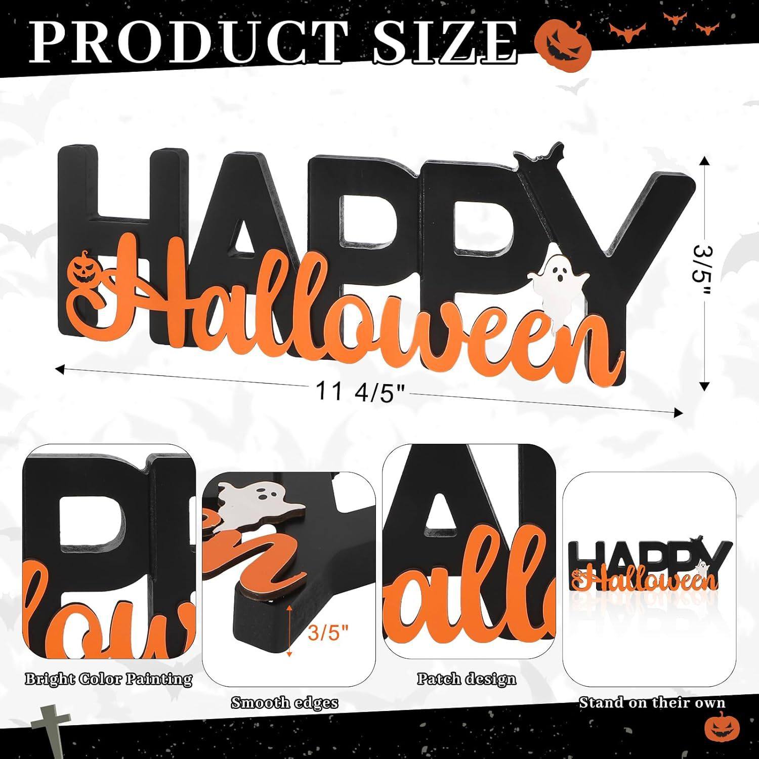 Cross-Border Happy Halloween Atmosphere Desktop Decorations, Party Celebration Atmosphere Decorations