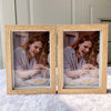 Creative One-piece Combination Folding Photo Frame Two-piece Wooden Photo Frame Photo Table Photo Frame Table Double-piece Photo Frame