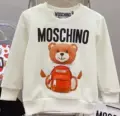 White schoolbag bear sweater