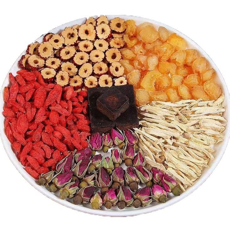 Brown Sugar Ginger Tea for Menstrual Care, Individually Packaged with Red Dates, Longan, Rose, and Goji Berries, Women's Tea Bags for Regulating Qi and Blood