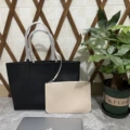 Black with beige