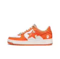Orange patent leather