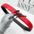 Red with black buckle