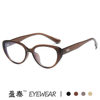 Cat's Eye Glasses Frame Women's Plain-looking TR Short-range Mirror Frame Internet Celebrity Photographing Anti-blue Radiation-proof Black Frame Flat Mirror