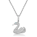 silver rattlesnake (default delivery 24 inch twist chain)