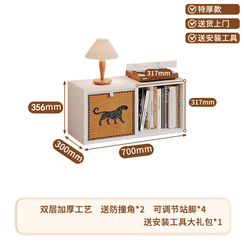 钢制格子柜卡莱克多层DIY自由组合家用落地电视柜幼儿园八格柜