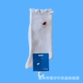 white/red label