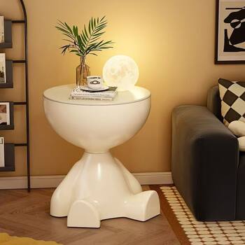 Creative Bedside Table, Home Sofa Side Table, Bedroom Balcony Movable Mini Table, Small Apartment Coffee Table