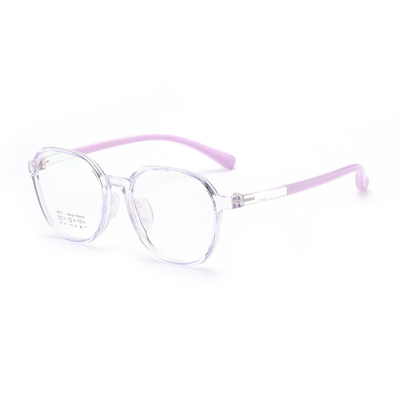 New Youth glasses frame soft silicone nose pad student polygon silicone glasses frame Danyang glasses frame wholesale