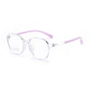 New Youth glasses frame soft silicone nose pad student polygon silicone glasses frame Danyang glasses frame wholesale