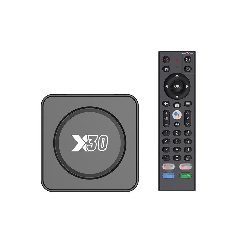 X30 Set Top Box Quanzhi H618 Box Dual Frequency 5GWIFI Voice Remote Control HD Player 4GB/32GB
