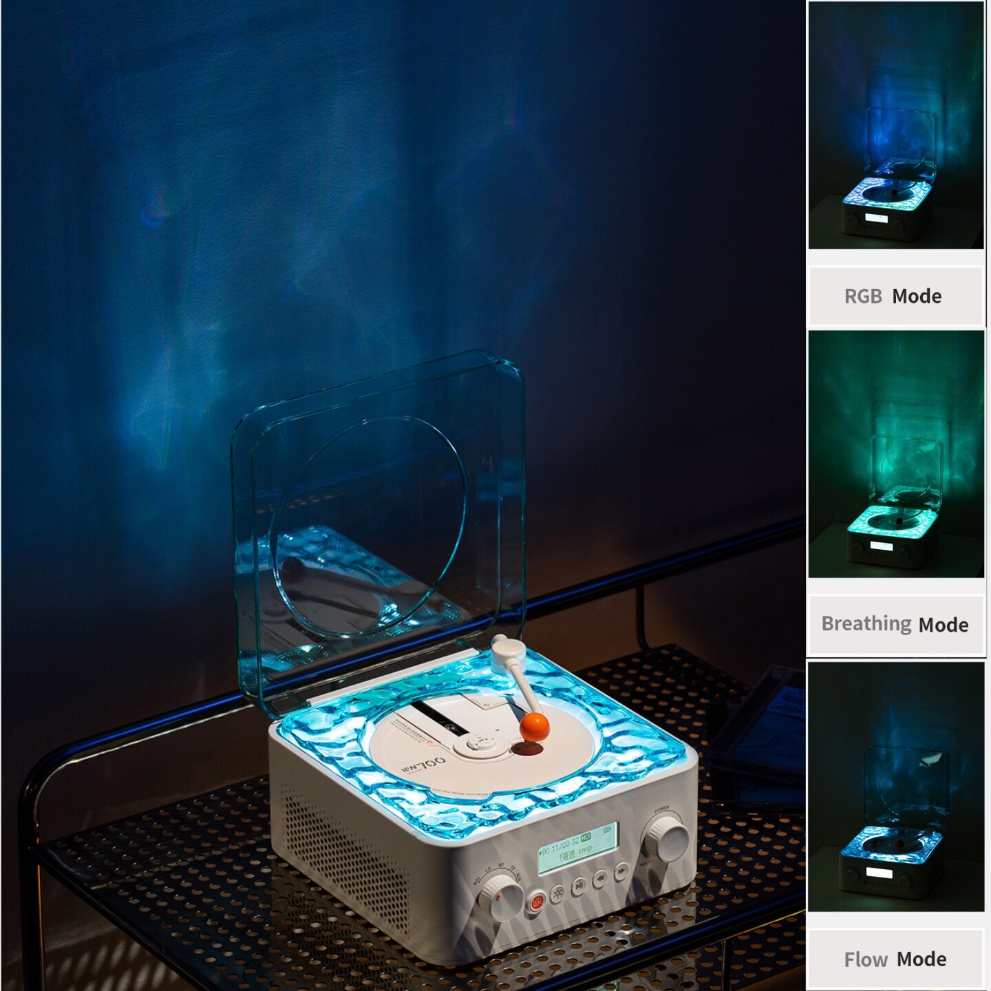 Customizable Tinghai Kw-700Cd Player Record Player Album Player Disc Disc Bluetooth Audio Cross-Border