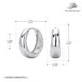 10MM 925 Silver Plated Platinum