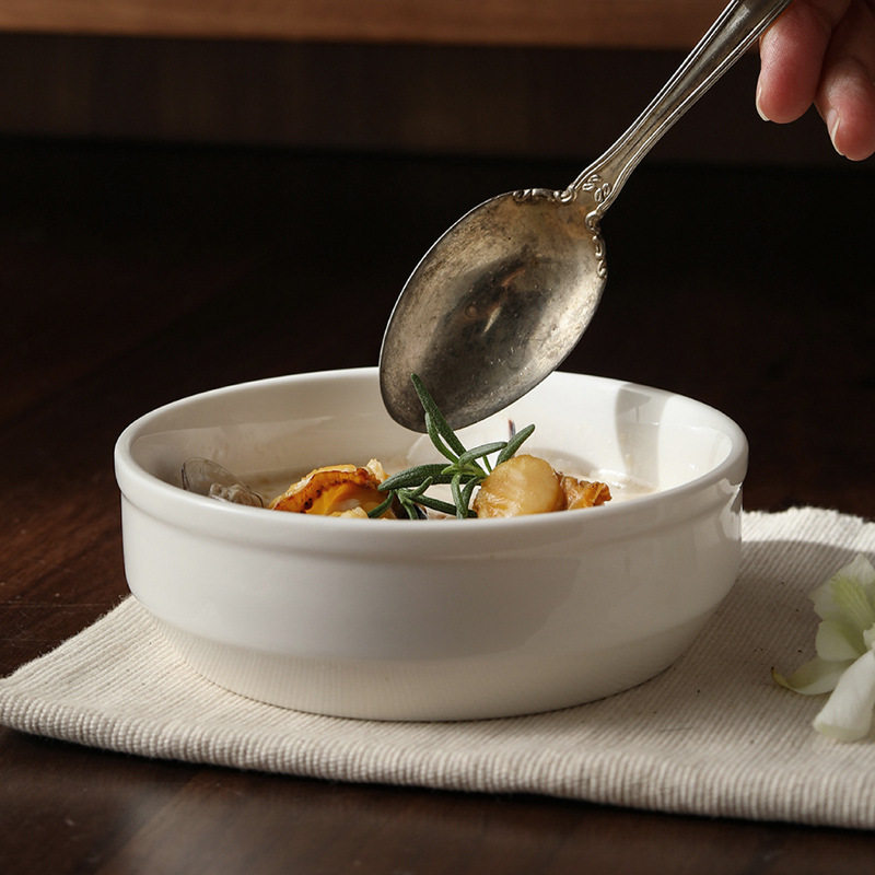 Household Baby Steamed Egg Bowl Children's Food Supplemented Baby Special Ceramic Steamed Rice Bowl Steamed Hen Egg Bowl Stewed Egg Bowl