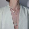 Gilt Pearl Natural Baroque Pullable Pearl Necklace · Pearl Baroque Necklace