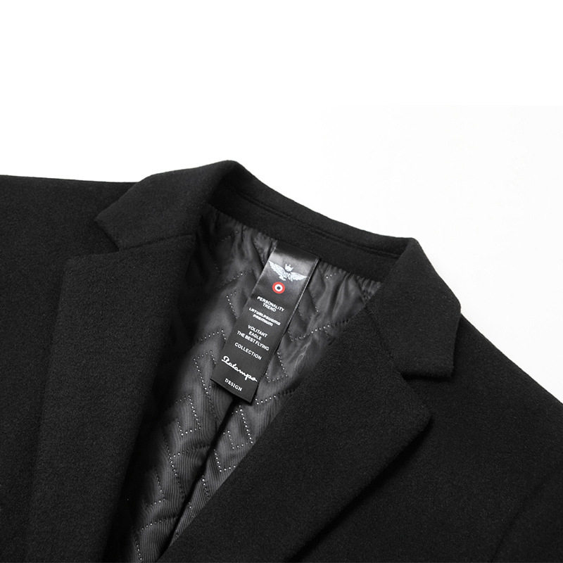 Mens Winter Overcoat Stylish Mid Length Wool Blend Casual Fit with Thick Fabric Available in Multiple Colors Wholesale