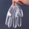 food disposable gloves individually packaged plastic transparent gloves film thickened PE gloves wholesale gloves