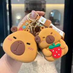 Cross-Border Capybara Keychain Kuromi Coin Purse Keychain Pendant Car Bag Accessory Small Gift Wholesale