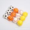 Cross-Border 5cm Pu Foam Sponge Ball Toy Kindergarten Mini Small Leather Ball Soft Solid Basketball Football Tennis Stick