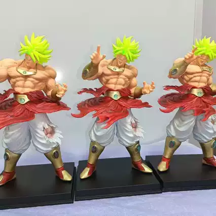 [Original Source] Broly Figure Anime Peripheral Decoration Super Saiyan Model Gift Figure