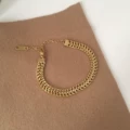7868 braided hip hop chain bracelet