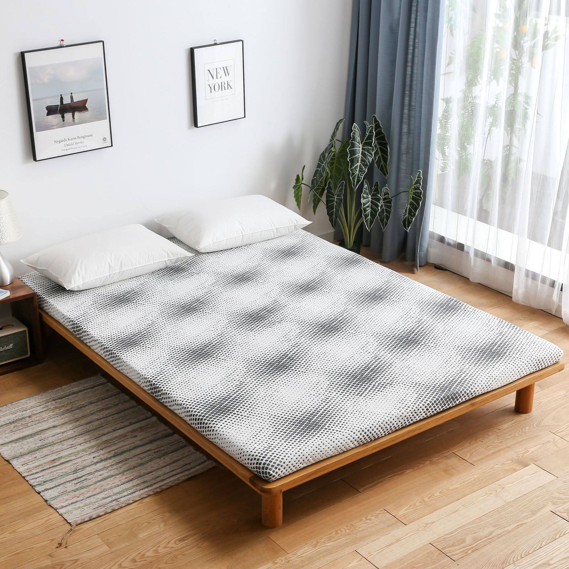 Cross-Border Supply of Whole Memory Foam Mattress, Slow Rebound Warm Tatami Mat, Dormitory Mattress Factory Wholesale