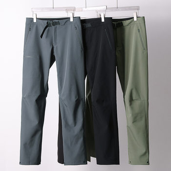 Bird's New Style Men's Outdoor Winter Waterproof Windproof Warm Hiking Mountain Climbing fleece-lined Soft Shell Hiking Pants