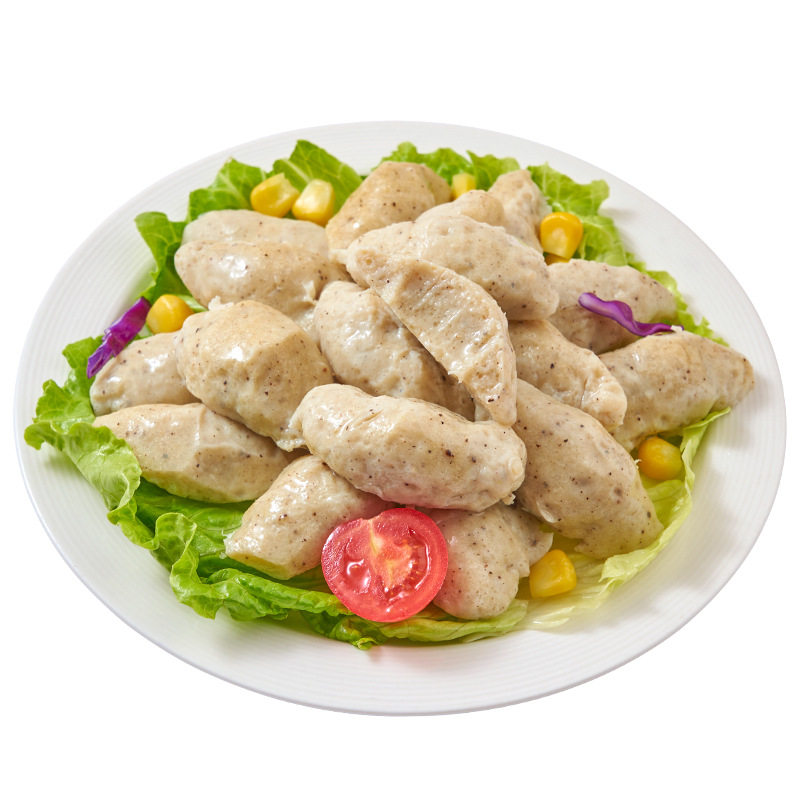 [Free Shipping for Orders over 10kg] Wholesale Low-Fat Chicken Balls, High-Protein Fitness Meal Replacement, Light Snack Chicken Meatballs, Hot Pot Ingredients