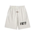 White and gray shorts