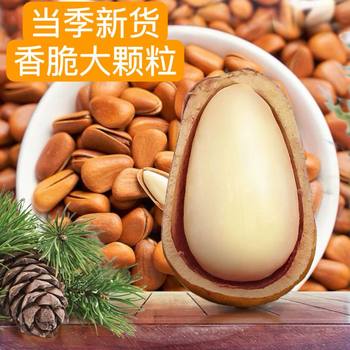 New Large-Grained Authentic Northeastern Open Pine Nuts Canned Bag 500G/250G Free Shipping Original Nut Snacks