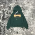 Tw01# fleece-lined military green
