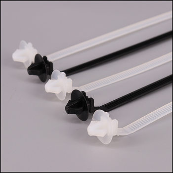 Aircraft head cable tie 5.2 * 165mm disc Bolt type nylon cable tie car cable tie 500 pieces/bag