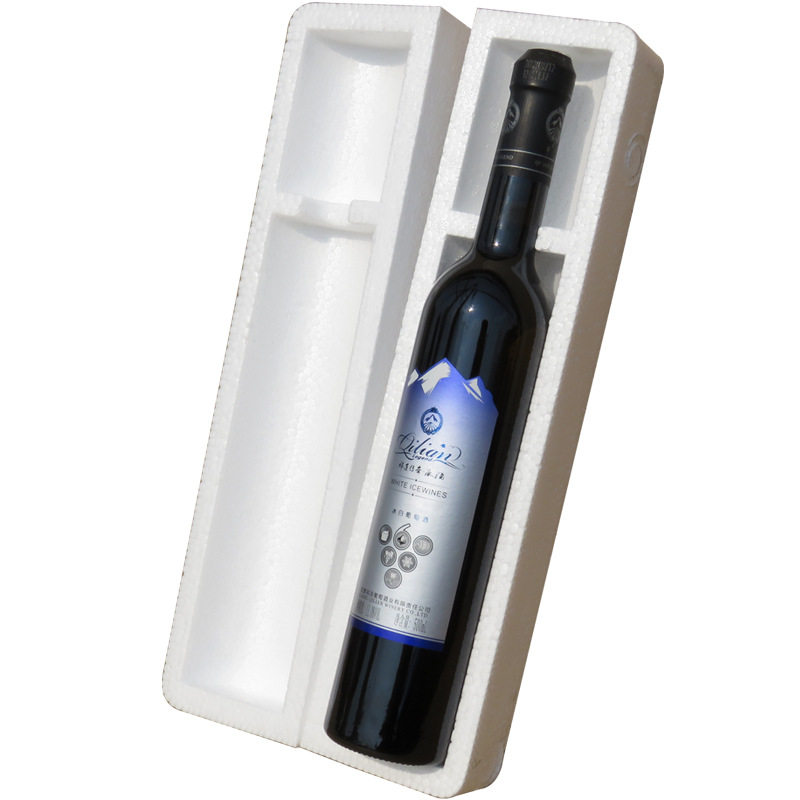 500ml fruit wine slender bottle express special foam box red wine shockproof lined packing box wholesale