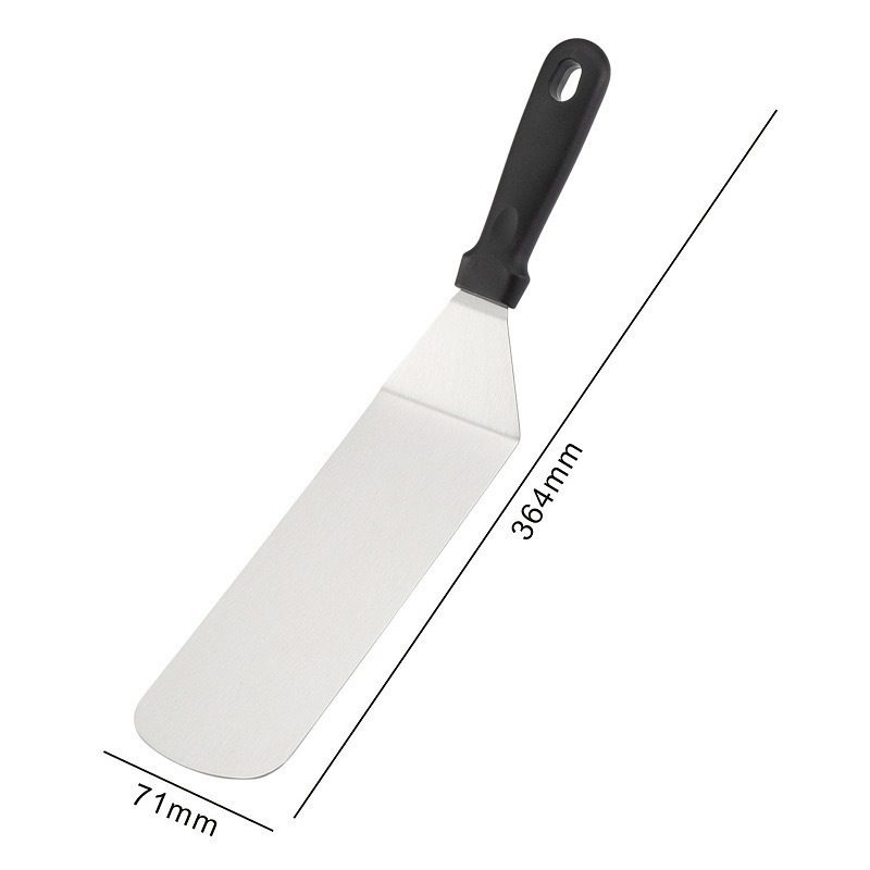 Hot-Selling Stainless Steel Barbecue Tool Set Cooking Spatula Teppanyaki Spatula Bbq Grilling Tool Spatula Camping