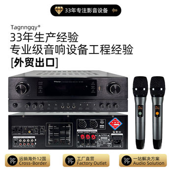 Ak-888 Series with Microphone Tianlang Amplifier Conference Room Stage Performance Three-In-One Karaoke Amplifier Equipment