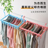 Multi-Functional Household Outdoor Clothes Drying Rack with Multiple Clips for Underwear, Anti-Slip and Anti-Blowing, Multi-Purpose for Balcony