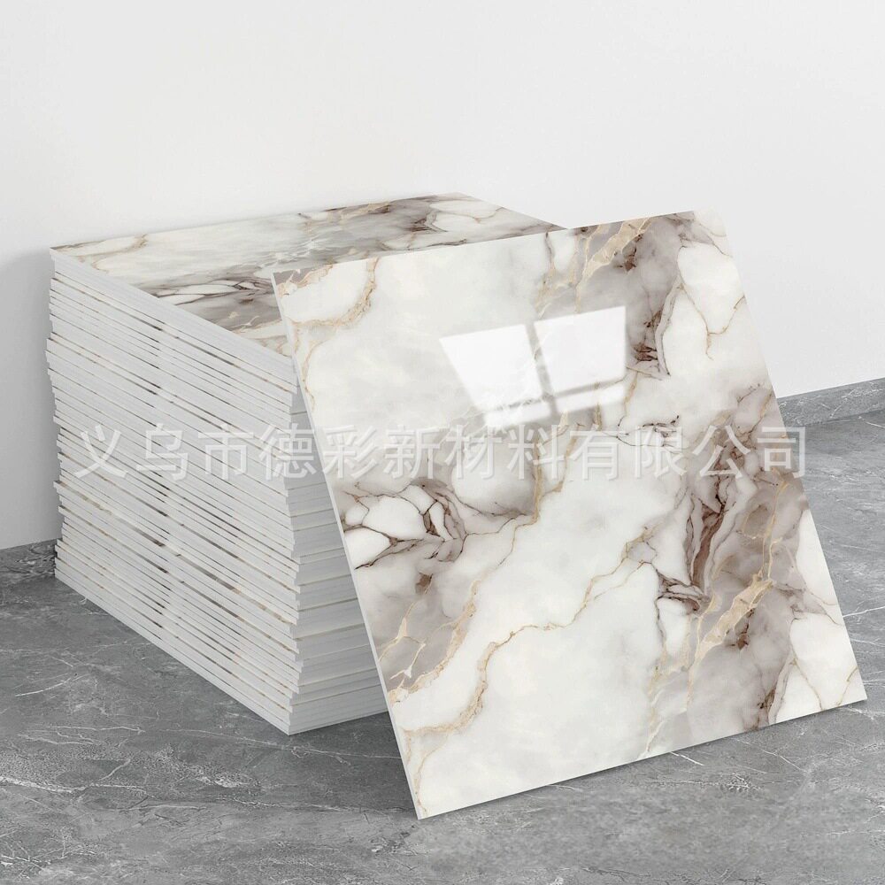 自粘防水仿瓷砖墙贴铝塑板翻新装饰遮丑大理石厨房墙面贴纸卫生间