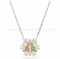 Yellow sunflower necklace