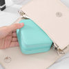 Convenient Jewelry Storage Box Travel Earrings Necklace Jewelry Box Small Ring Packaging Zipper Flip Jewelry Box
