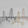 Foldable Iron Art Stand for Displaying Dishes, Tea Cakes, Clocks, and Plates; Kitchen Tabletop Storage Rack