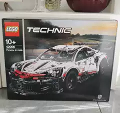 Cross-Border Compatible Lego Porsche 911Rsr Building Block Sports Car Racing Model Bmw Mercedes-Benz Ferrari 488