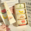 Ins Cute Ceramic Rice Bowl High-Looking Fruit Dessert Bowl Tableware Set Gift Box Housewarming Souvenir