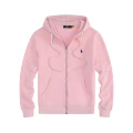Zipper pink green label