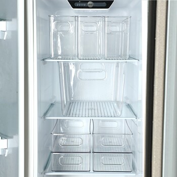 Refrigerator storage crisper meat storage refrigerated freezer drawer fruit and vegetable storage organizing box