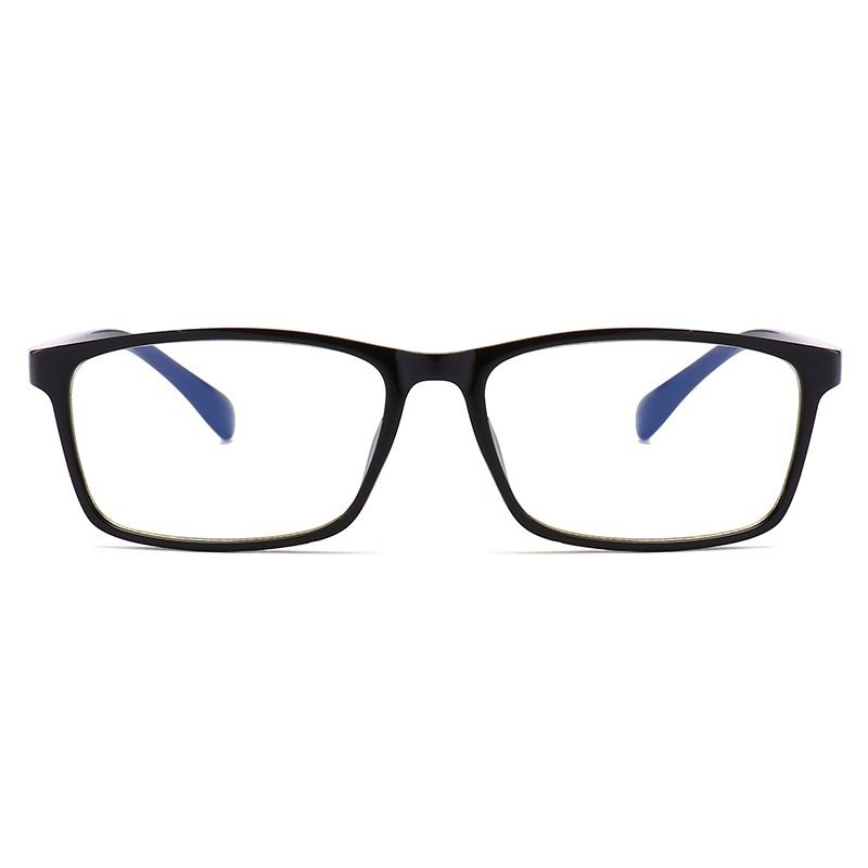 New anti-blue glasses TR90 glasses frame fashion box optical frame men's business flat lens LH07