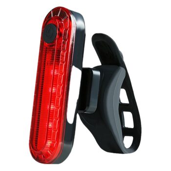 New Smart USB charging night riding single dead fly mountain bike tail light LED warning light riding equipment