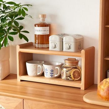 Wooden Tea Cup Storage Rack Living Room Desktop Water Cup Storage Rack Decorative Desktop Study Storage Rack Cup Storage Rack