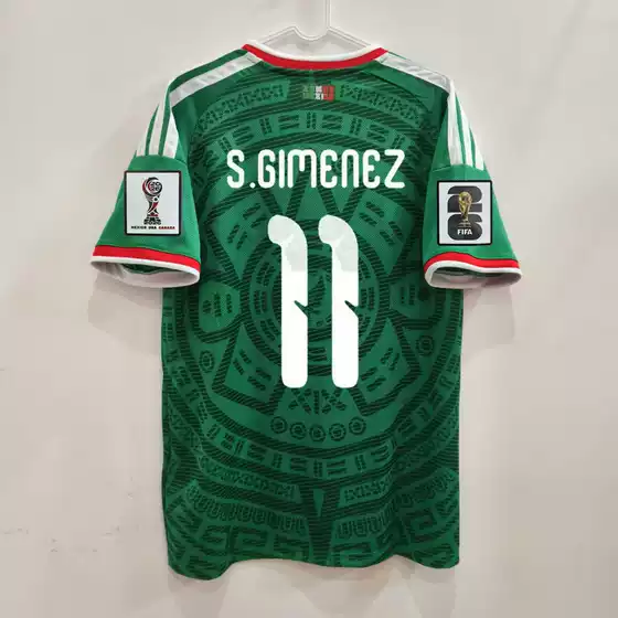 2026 World Cup Mexico Home Jersey No. 9 Raul No. 11 Jimenez Football Jersey Fan Short Sleeves