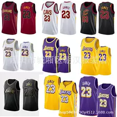 Cross-Border Wholesale Lake 23 James High School Retro Basketball Jersey 0 # 6 # 7 # Ames Embroidered Vest