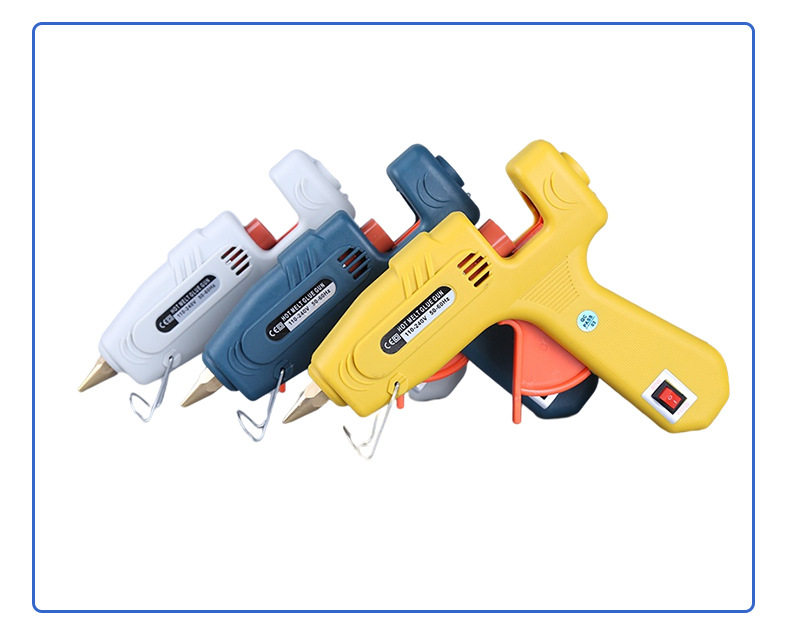 热熔胶枪厂家批发多色多功率胶枪7mm11mm胶棒手工热熔枪不烫手